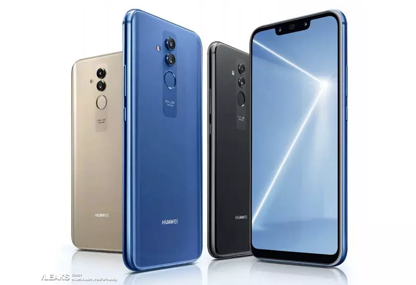 Huawei Mate 20 Lite показался на новых рендерах
