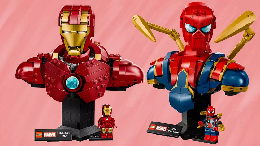 Мини-бюсты LEGO: Новый уровень искусства из кубиков