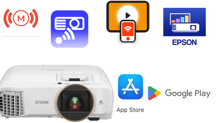 Applications pour projecteurs pour iOS et Android