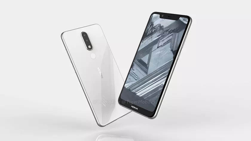 Как будет выглядеть Nokia 5.1 Plus: традиционная «челка» и двойная камера