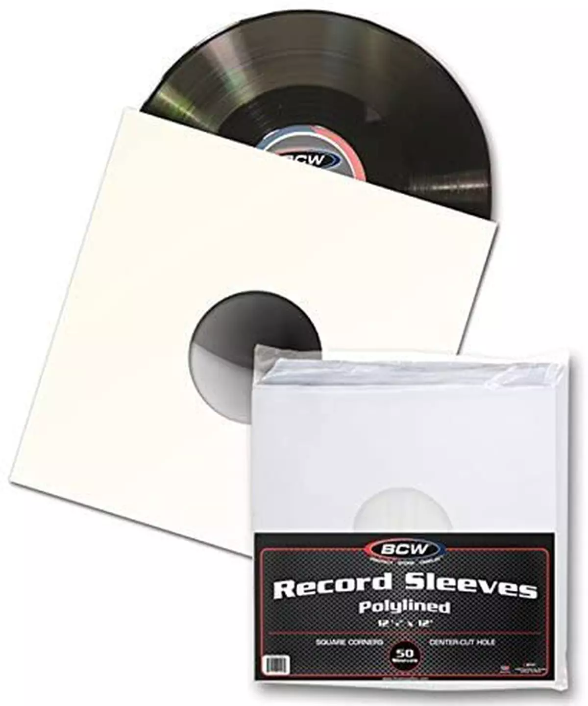 BCW 12″ Paper & Plastic Polylined ...