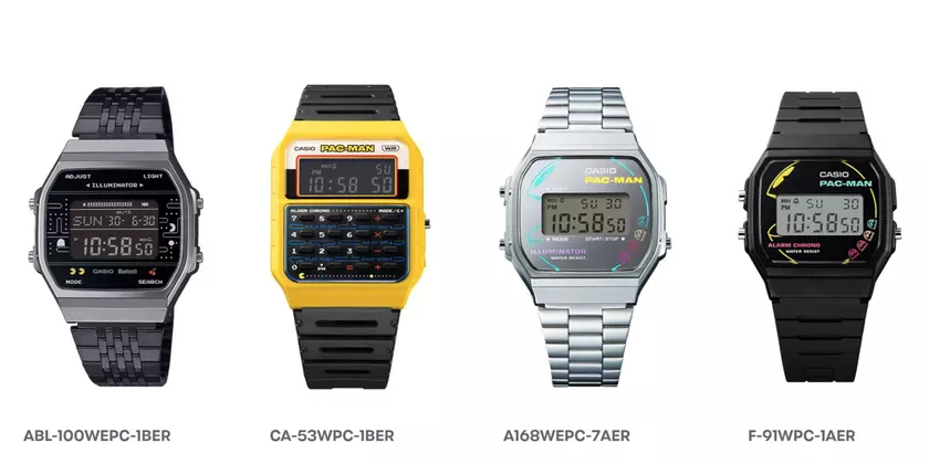 Casio выпускает культовые часы Pac-Man в Европе: Bluetooth и калькулятор в новой коллекции!