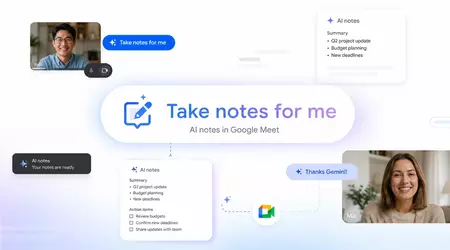 Google Meet навчився писати конспекти за вас: Gemini перетворює зустрічі на резюме з ключовими тезами