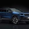 Miniature Jeep Compass 2023 from the rear.