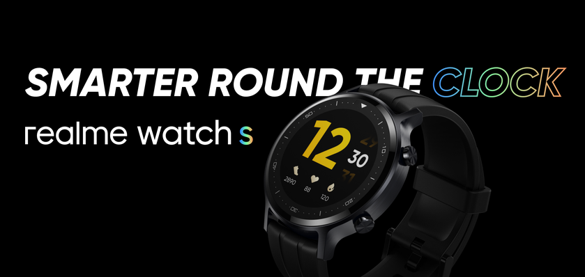 Realme Watch S: 1.3-дюймовый дисплей, датчик SpO2, защита IP68, автономность до 15 дней и ценник в $95