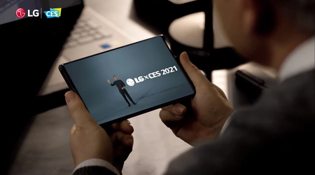 У мережі несподівано з'явилося відео смартфона LG Rollable з дисплеєм, що скручується.