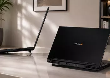 Iiyama's new gaming laptop has a built-in kickstand — and a 4.4-hour battery