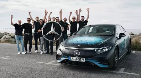 Mercedes-Benz EQS with a solid state battery has covered 1,205 kilometres on a single charge