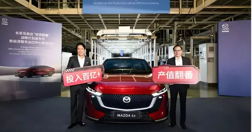 Электрохэтчбек Mazda 6e: История экспорта успеха из Китая