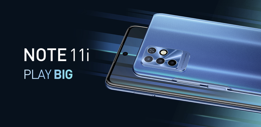 Infinix Note 11i: FHD+ экран на 6.95 дюймов, чип MediaTek Helio G85, тройная камера на 48 МП и ценник в $160