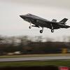 F-35A demonstration in the sky