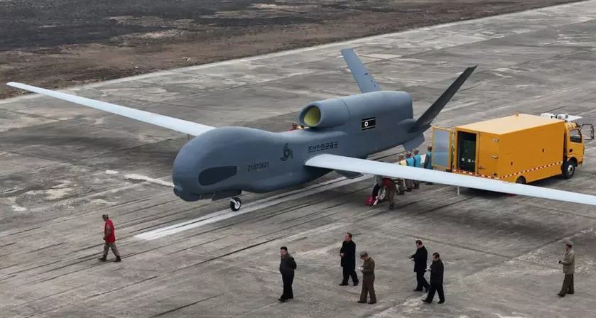 Северная Корея в действии: новый разведывательный дрон в стиле RQ-4 Global Hawk