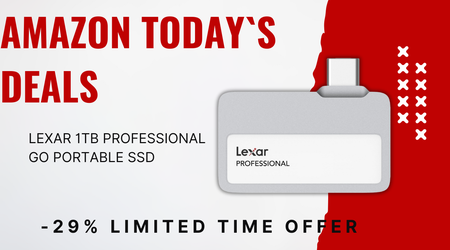 Lexar 1TB Professional Go Portable SSD - Save $55 Today!