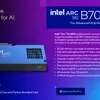 Миниатюра Intel Arc Pro B70 - вид спереди