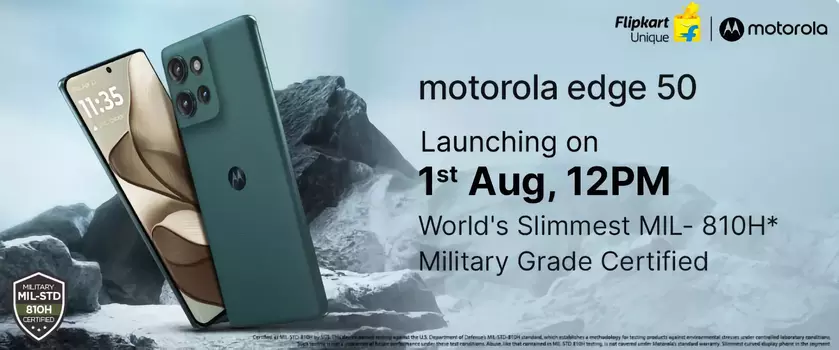 Motorola Edge 50 c защитой MIL-STD-810 и камерой Sony LYT-700C дебютирует 1 августа