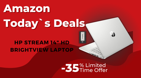 HP Stream 14" HD Laptop Bundle – Save $140 on Amazon!