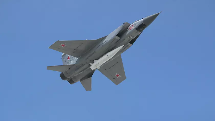 В Беларуси загорелся истребитель МиГ-31К, который может нести гиперзвуковые ракеты «Кинжал»