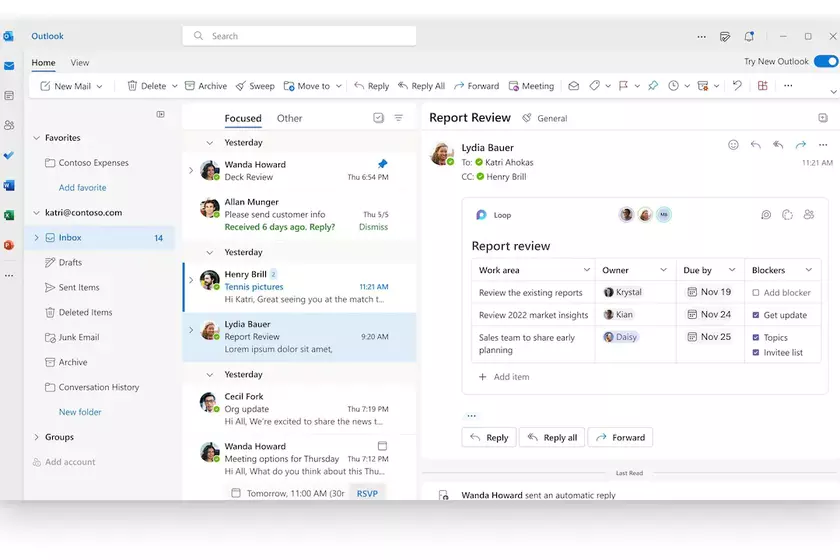 Microsoft запустила новую версию Outlook с измененным дизайном и несколькими новыми функциями