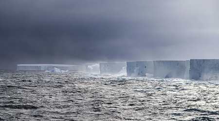 The world's largest iceberg, 4,000 kilometres square, is stuck and spinning around an ocean trap