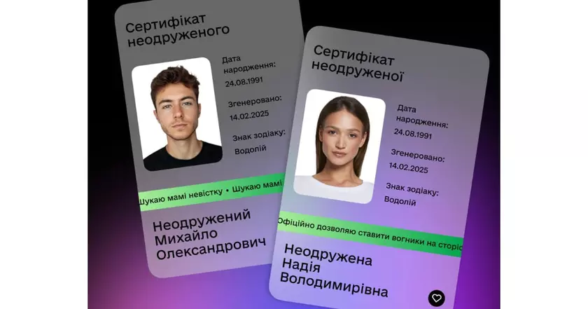 Как выглядит Сертификат неженатости в Действии: Коллаж скриншотов
