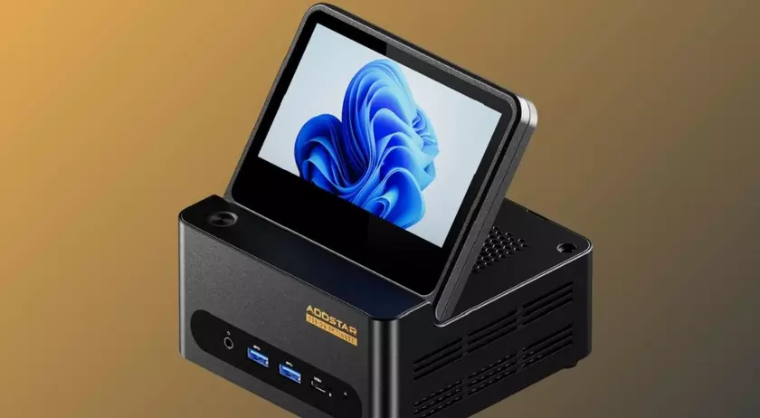 Представлен Aoostar G-FLIP — необычный  мини-PC со встроенным сенсорным экраном, огромной производительностью и невероятно компактным корпусом