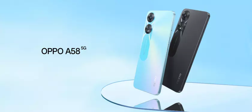OPPO A58 5G: дисплей на 90 Гц, чип MediaTek Dimensity 700, стереодинамики и быстрая зарядка на 33 Вт за $234