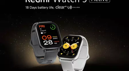 Redmi Watch 5 Active: дисплей на 2 дюйми, автономність до 18 днів і HyperOS на борту за $33