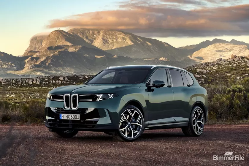 Электрический кроссовер BMW iX5 60 xDrive в новом дизайне
