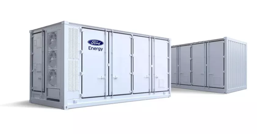 Промышленная система накопления энергии Ford Energy в контейнере