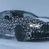 Preview of the new Mercedes-Benz coupe in camouflage