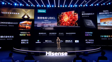 Hisense представила лінійку 4K-телевізорів із панелями Obsidian Screen Pro за ціною від $1230