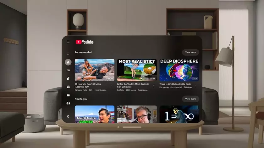 Как смотреть YouTube через Apple Vision Pro