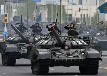 Казахстан "модернизировал" свои Т-72А на скорую руку, поэтому ничего обновить и не удалось