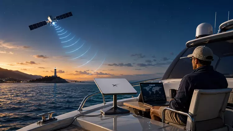 Starlink для малых судов: SpaceX запускает тариф Personal Maritime за $185