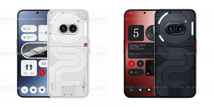Два цвета, горизонтальная камера и подсветка Glyph: Nothing Phone (2a) появился на официальных изображениях