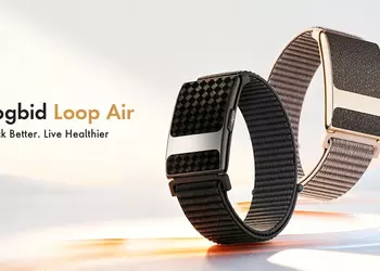 Rogbid представила легкий безэкранный фитнес-браслет Loop Air с функциями ЭКГ и GPS