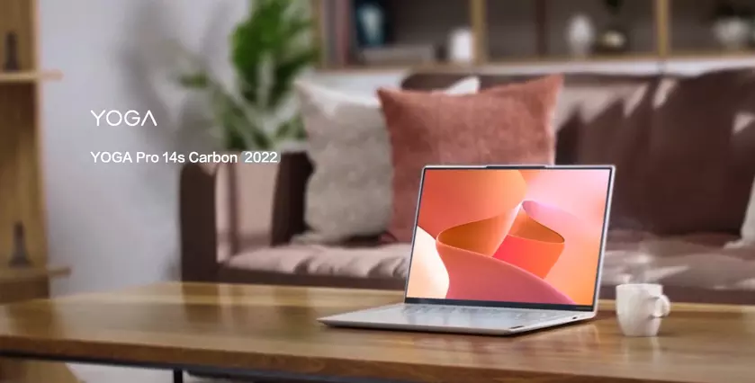 Lenovo Yoga Pro 14s Carbon 2022: компактный ноутбук с весом в 1 кг, OLED-экраном на 90 Гц и чипом AMD Ryzen 7 5800U за $1140