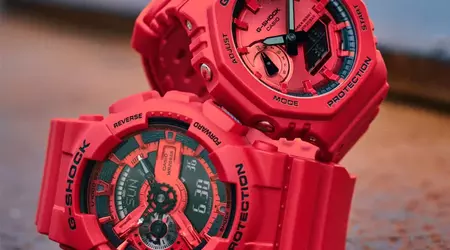 Casio released four bright red G-Shock models in the USA
