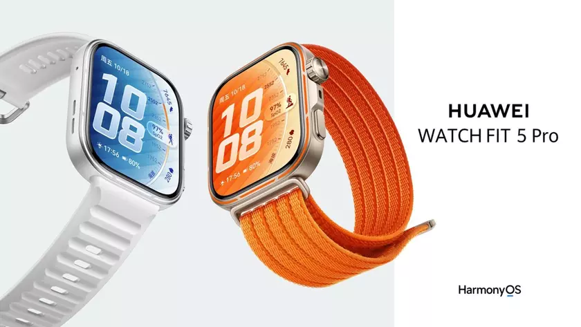 Умные часы Huawei Watch Fit 5 Pro с ярким экраном