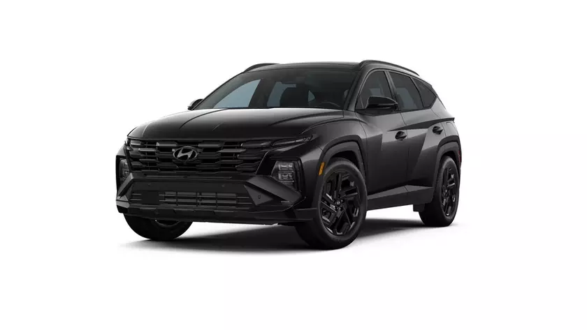 Кроссовер Hyundai Tucson Hybrid 2026 в исполнении Night с черным декором