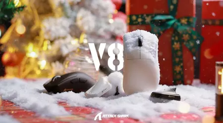 The Attack Shark V8 is introduced — an ultra-light gaming mouse with a unique design and the highest polling rate