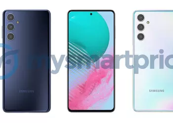 Samsung Galaxy M54 5G appeared in images: two colors, flat display and triple camera
