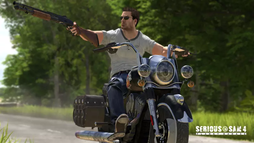 Новый геймплей Serious Sam 4 Planet Badass, «утекший» из студии Croteam
