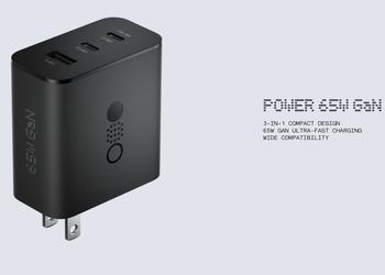 CMF Power 65W GaN: зарядное устройство с мощностью 65 Вт и тремя портами за $36
