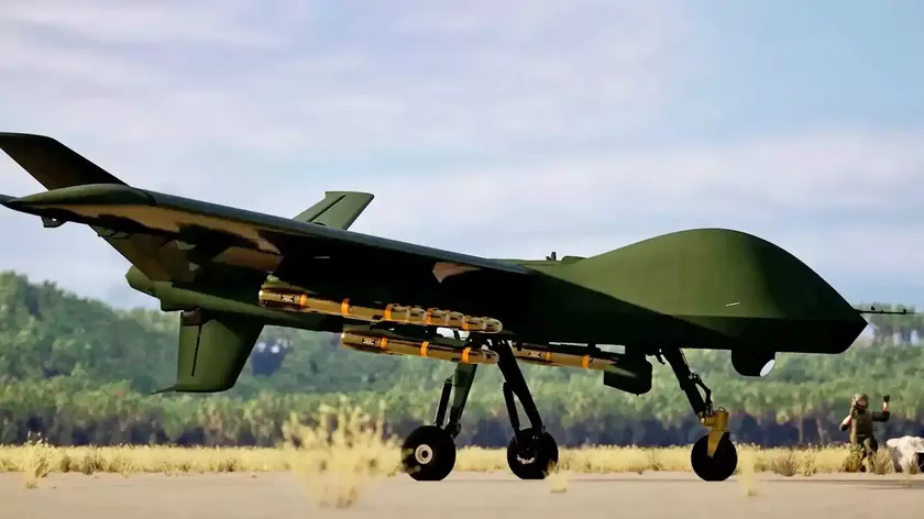 General Atomics показала CGI-видео с новейшим беспилотником Mojave, который несёт 16 ракет AGM-114 Hellfire и летает более 25 часов