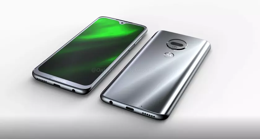 Moto G7 на новых изображениях: каплевидный вырез, двойная камера и толстый «подбородок»