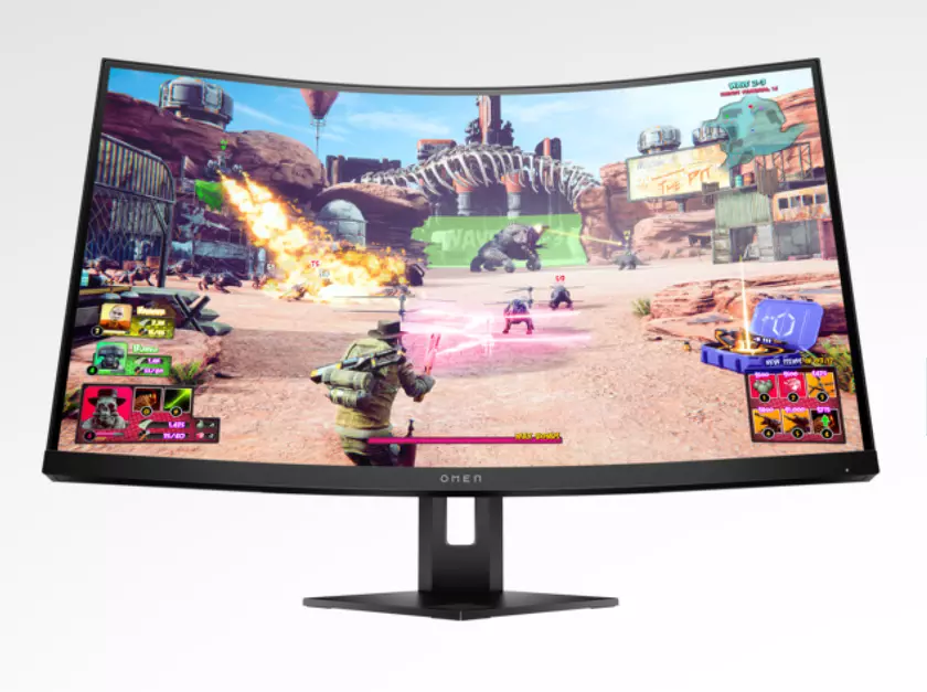 HP представила новый игровой монитор с изогнутым 27-дюймовым 2K-экраном