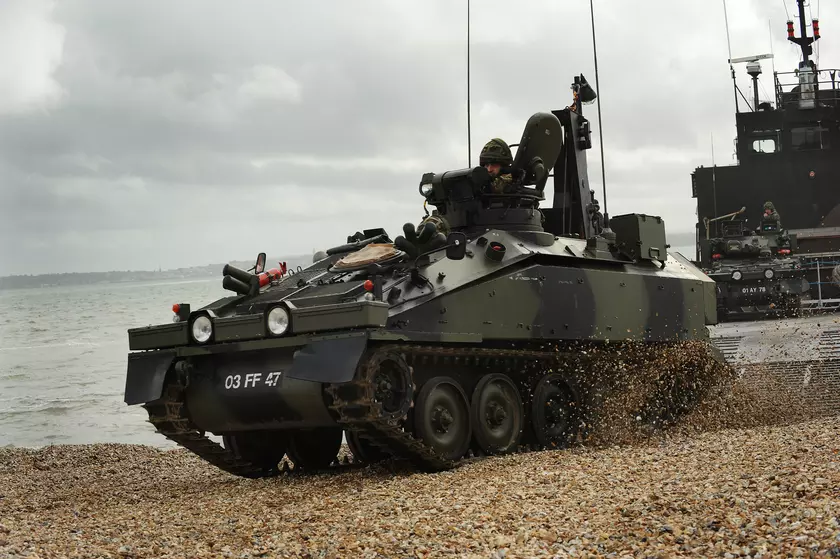 Британские бронетранспортеры FV103 Spartan засветились на фронте