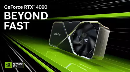 NVIDIA GeForce RTX 4090 - 16,384 CUDA cores, 24GB of GDDR6X memory, 450W TGP and performance 8 times faster than PlayStation 5 at $1599