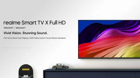 realme готує до виходу лінійку телевізорів Smart TV X Full HD з екранами до 43″, чіпом MediaTek та динаміками на 24 Вт